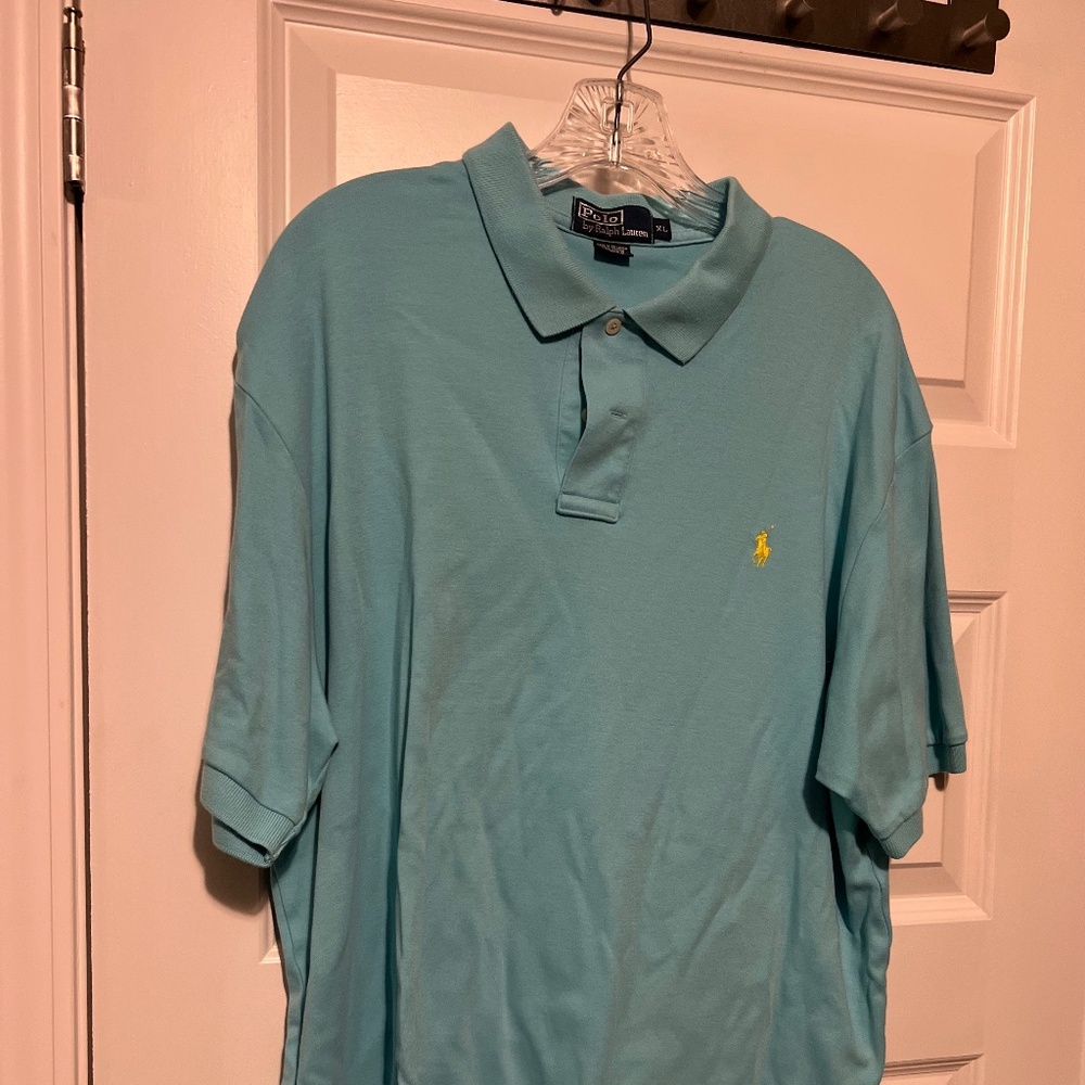 Short Sleeve X-large Pique Turquoise Polo